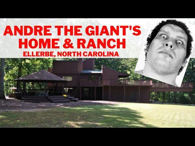 Andre The Giant - Home and Ranch in Ellerbe, North Carolina - Famous Wrestler Andre Rene Roussimoff