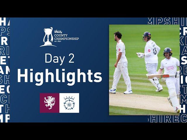 Albert Hits Fifty Before Abbott Wickets | Somerset v Hampshire - Vitality CC, Day Two Highlights