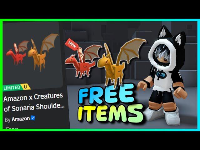 New FREE LIMITED UGC items , How to get FREE UGC LIMITED ITEMS Sonaria Shoulder Pets on ROBLOX