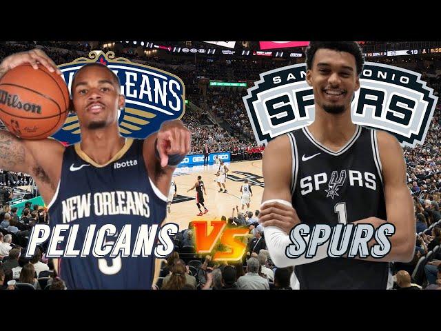 New Orleans Pelicans vs San Antonio Spurs Live Play by Play & Scoreboard