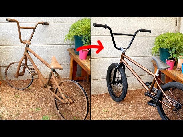 Rusty BMX Bike Restoration - Complete Process