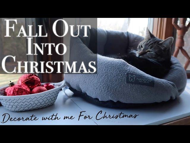 Decorate with Me for Christmas | Transitioning Fall Decor to Christmas/Winter Decor