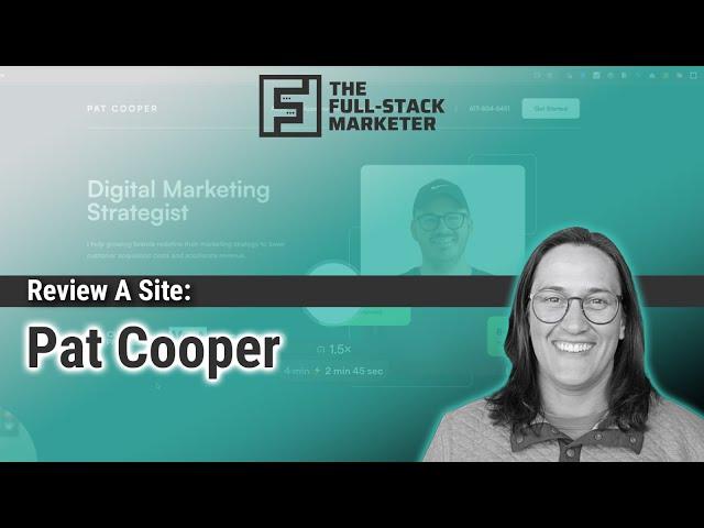 Navigating Pat B. Cooper's Marketing Mastery: A Website Review