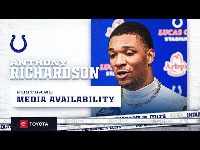 Anthony Richardson Postgame Press Conference: Week 16 vs. Titans