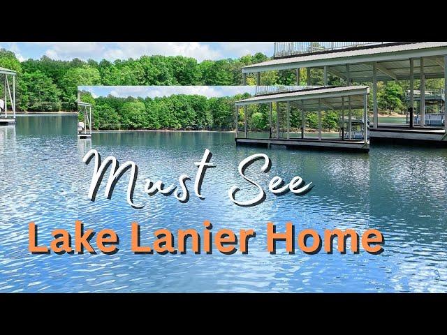 Lake Lanier Home For Sale in Flowery Branch, GA I Atlanta Luxury Homes I Atlanta Homes For Sale