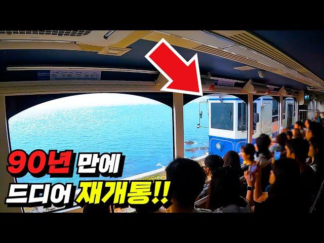 Come here for your trip to Korea! | Marine train running over the 4.8km sea