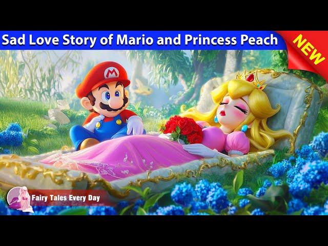 The Sad Love Story of Mario and Princess Peach  Bedtime Stories  Fairy Tales Every Day