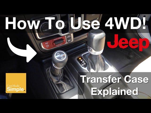 How To: Use Jeep 4WD Transfer Case | Jeep Wrangler/Gladiator