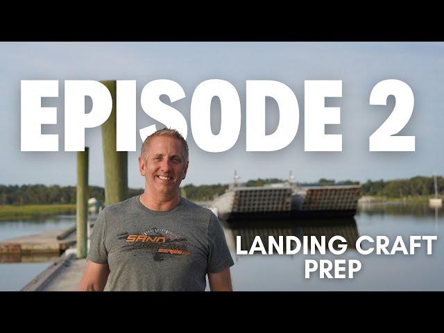 Building with Biff - Episode 2 - Military Landing Craft LCM-8 Haul Out Dry Storage Greg Biffle