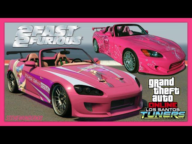GTA 5: Suki's '2Fast 2Furious' Honda S2000 - Dinka RT3000 REPLICA BUILD!