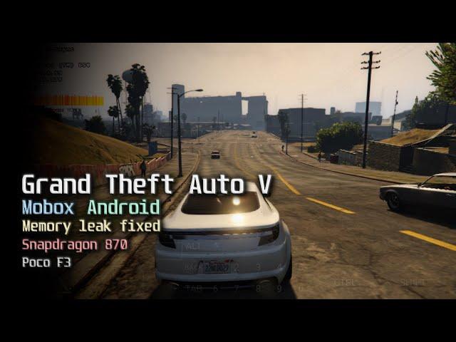 Grand Theft Auto V on Android (Mobox WoW64, Snapdragon 870, Turnip DXVK)