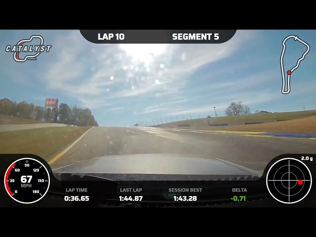 First time at Road Atlanta. Ben Williams 2011 supercharged Mustang 1:41