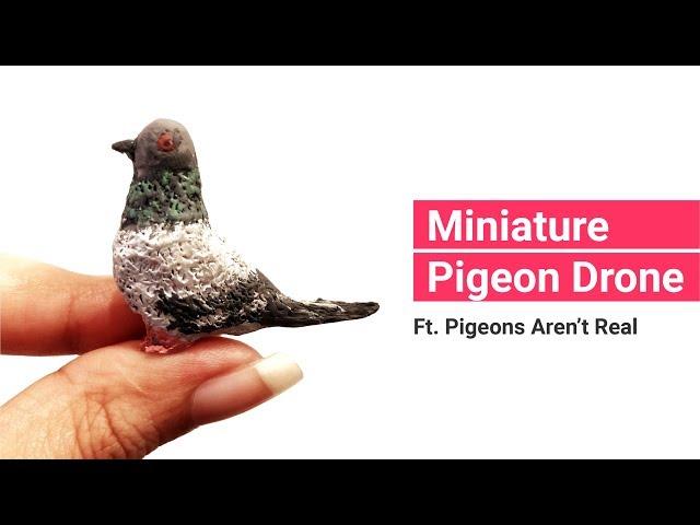 How to Make a Mini Pigeon Drone ft. Pigeons Aren't Real | The Dollhouse Project