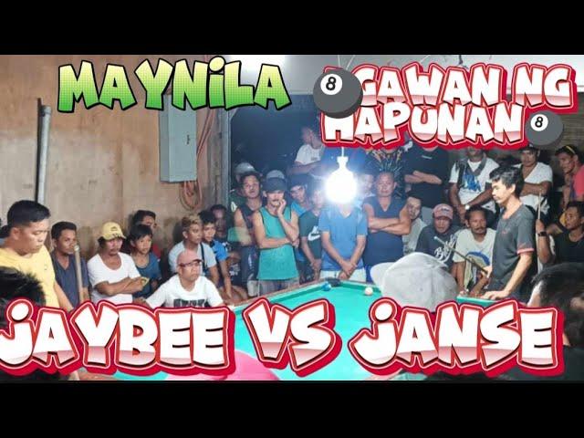 Agawan Ng hapunan sa maynila JAYBEE SUCAL VS JANSE AMISOLA