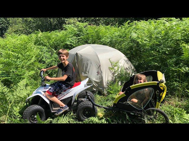 Agent Axe Solo camping in a Bracken Field