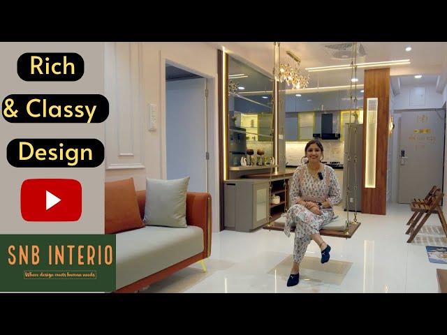 Amanora Gold | Classy & Rich Design |  2BHK Home Interior Design | Interior Design Ideas | Pune