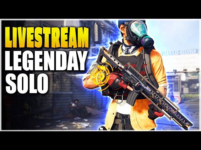 SOLO LEGENDARY RUNS with my Striker Builds - The Division 2 | Livestream