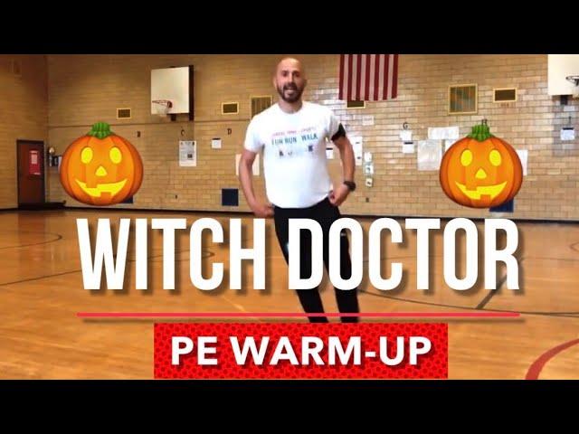 PhysEdZone: "The Witch Doctor" PE Dance Fitness Warm-Up | Brain Break