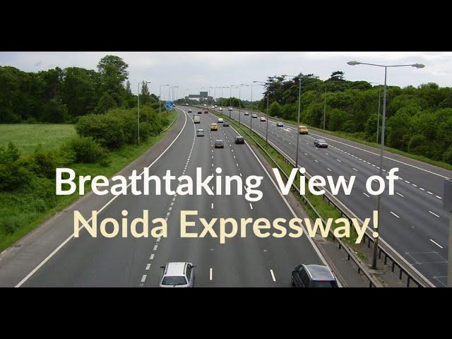 A View of Greater Noida Expressway in India