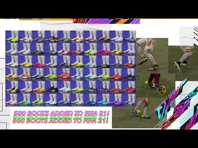 ADDED RETRO BOOTS IN FIFA 21! + 500 BOOTS ADDED! + [NEW GLOVES, NEW BALLS!, NEW ANKLE TAPES! ETC!!]