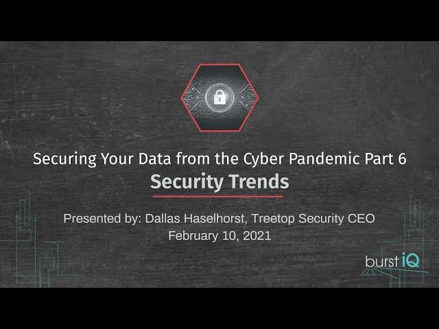 Knowledge Burst: Security Trends