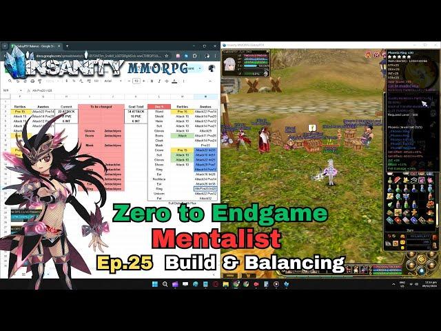 Insanity FlyFF - ZTE Mentalist Series Ep.25 - Build & Balancing