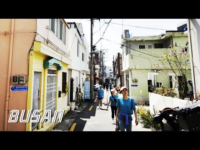 On the way to Gwangalli Beach | Busan walking tour | KOREA | CentumWalk 4K HDR