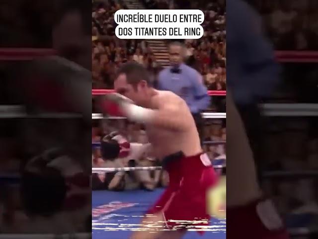 El increíble duelo entre dos titanes del ring  #boxing