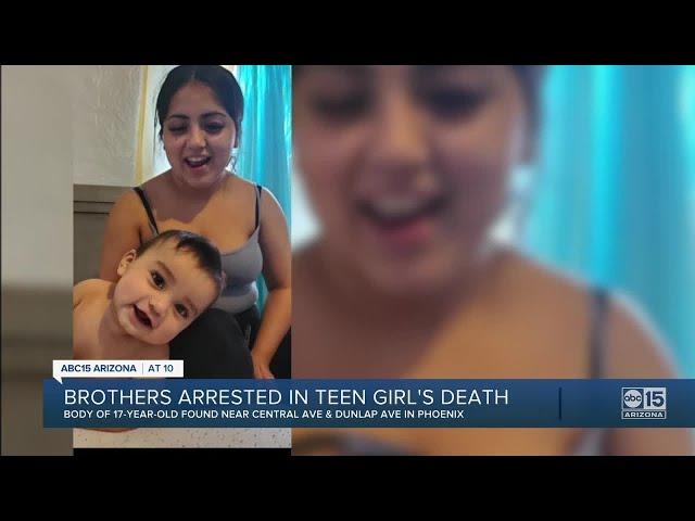 Brothers arrested in teen girl's death