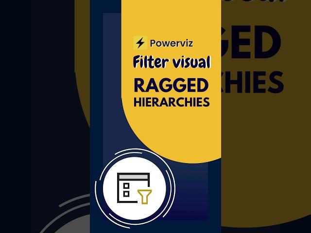 Powerviz's Filter Visual - Ragged Hierarchies explained   #shorts