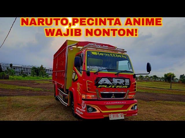 MODIFIKASI CANTER,WAHYU JATI KAROSERIES X NARUTO UZUMAKI!!!