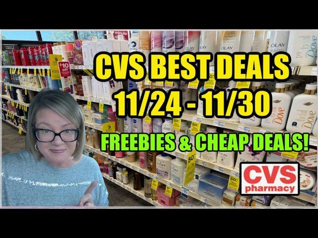 CVS BEST DEALS (11/24 - 11/30) | **Freebies & Cheap Deals!