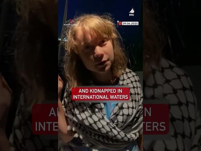 Grata Thunberg “kidnapped by the Israeli occupation forces”