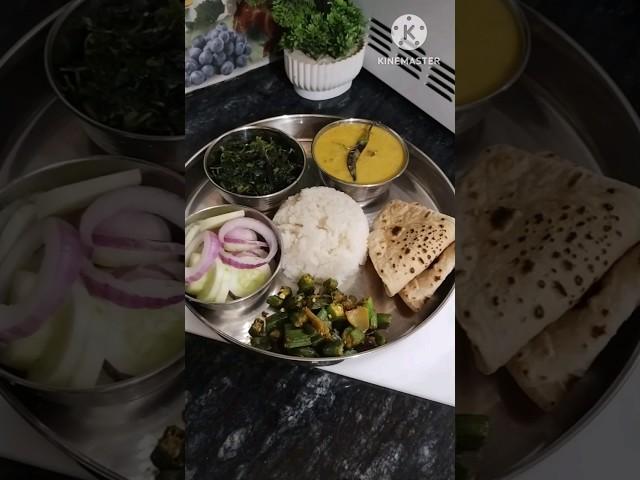 Healthy & tasty pahadi thali #cooking #lunchrecipe #pahadi #shorts