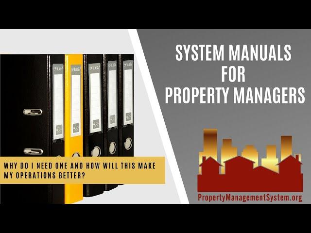 System Manuals for Property Managers