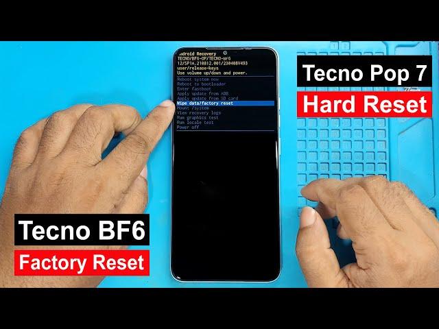 Tecno Pop 7 Hard Reset Without Pc | Tecno BF6 Screen Lock Bypass | Tecno Pop 7 Forget Screen Lock |