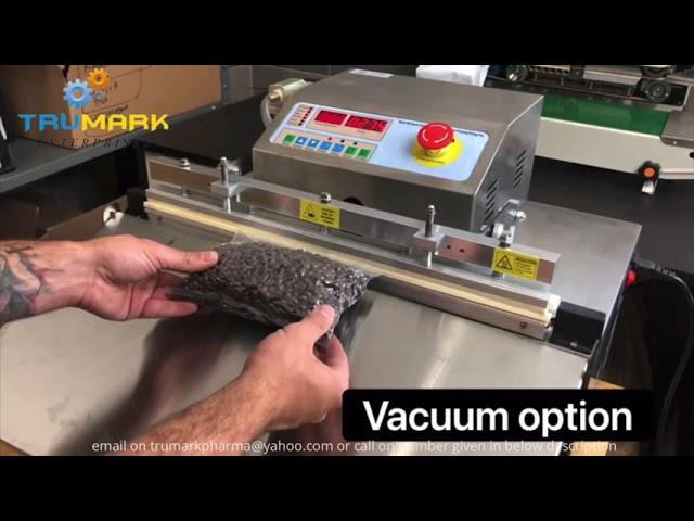 NOZZLE TYPE VACUUM PACKING MACHINE - WITH GAS FLUSHING