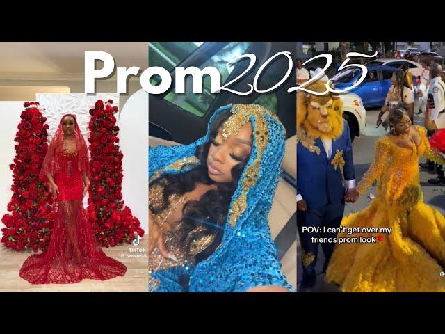 BLACK PROM 2025 TIKTOK COMPILATION| CUTE STYLE INSPIRATION GRADUATION DRESSES FUN & CREATIVE