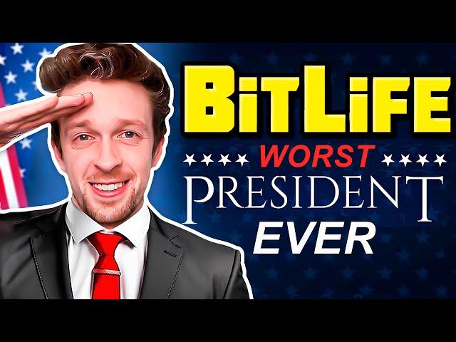 Bitlife but I become the worst president ever (Murder, Fraud, OnlyFans)