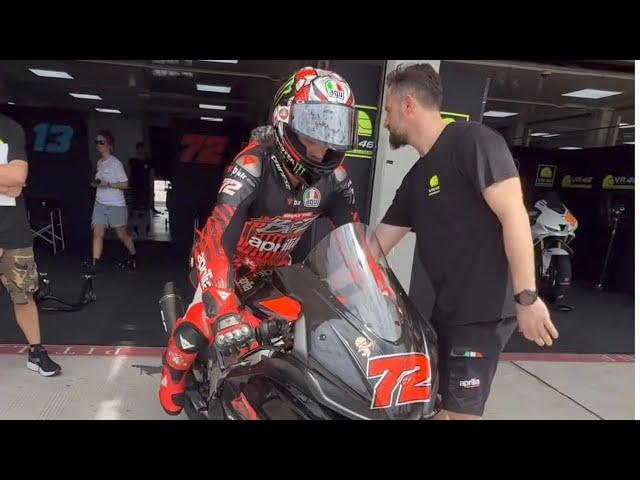 Marco Bezz Trains at the Mandalika Circuit | #motogp #motogptoday #marcobezzecchi #vr46academy