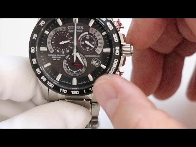 How to SET Citizen watch calibre E650 AT4008-51E Eco-Drive