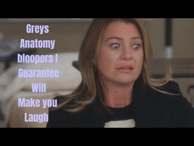 Greys anatomy bloopers (100% laughter) non stop laughter
