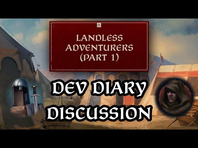 Landless Adventurers Revealed! - CK3 Dev Diary Discussion