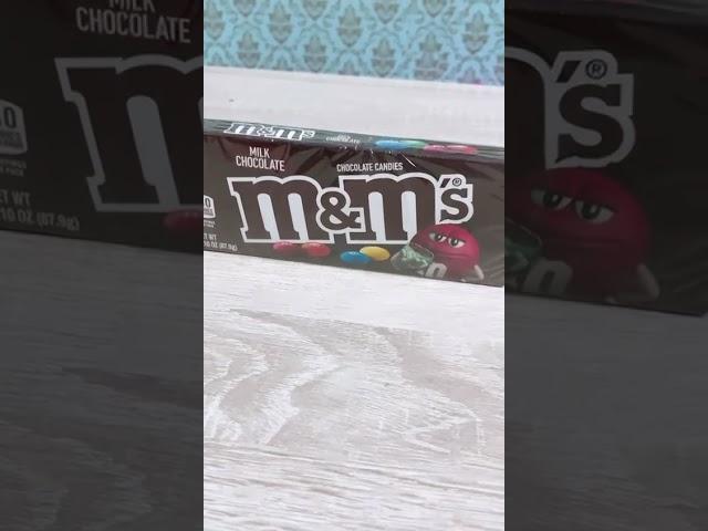 M&M's milk chocolate unboxing ASMR |!!!! THANKS FOR 100 SUBS !!!!#shorts #tiktok #chocolate #100subs