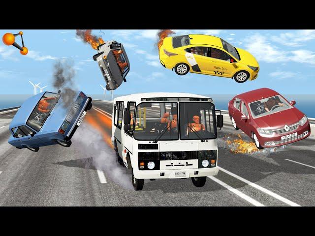 ПОВЕЛИТЕЛЬ ДОРОГИ! АВТОБУС НА СКОРОСТИ 600 КМ/Ч | BeamNG.drive