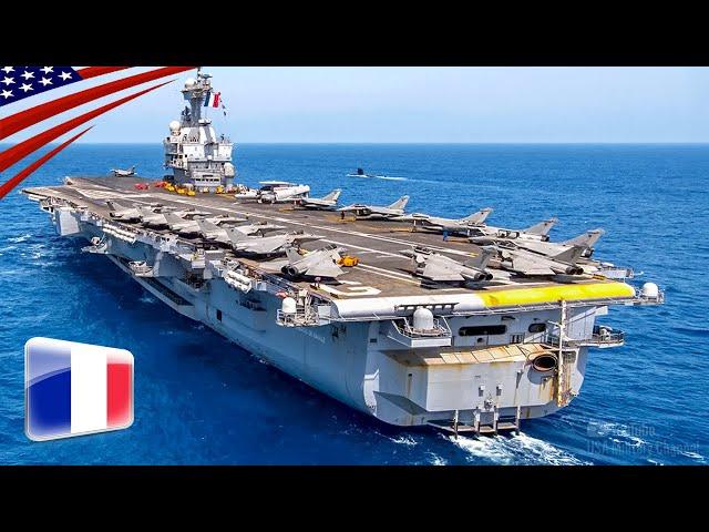 France's Naval Power in Action: Charles de Gaulle Nuclear Aircraft Carrier