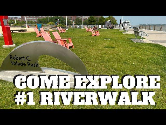 A Peek of the #1Riverwalk in America: Detroit's Valade Park and more!