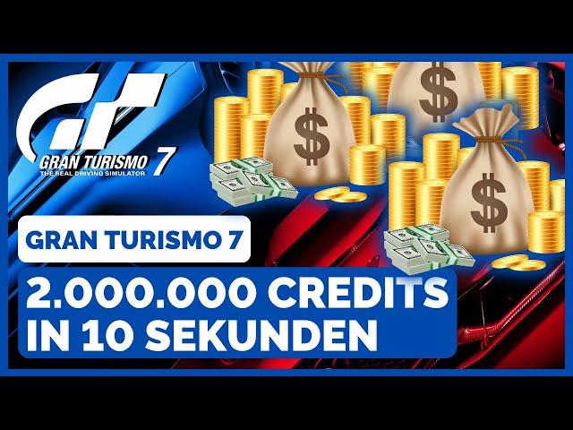 GRAN TURISMO 7 - 2 MIO CREDITS in 10 SEKUNDEN / Gran Tusimo 7 Geld / GT7 Credits /GT7 Geld farmen