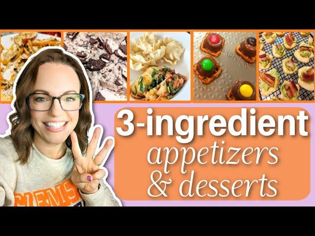 5 Easy Appetizers & Desserts for your next party! | GAME DAY FOOD!