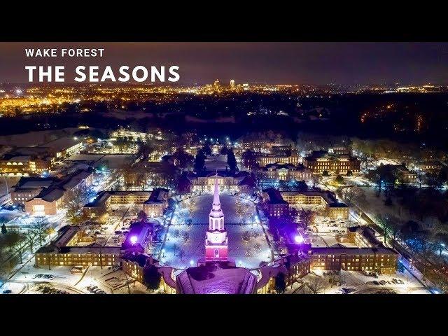 The Seasons - Wake Forest University - Drone Video